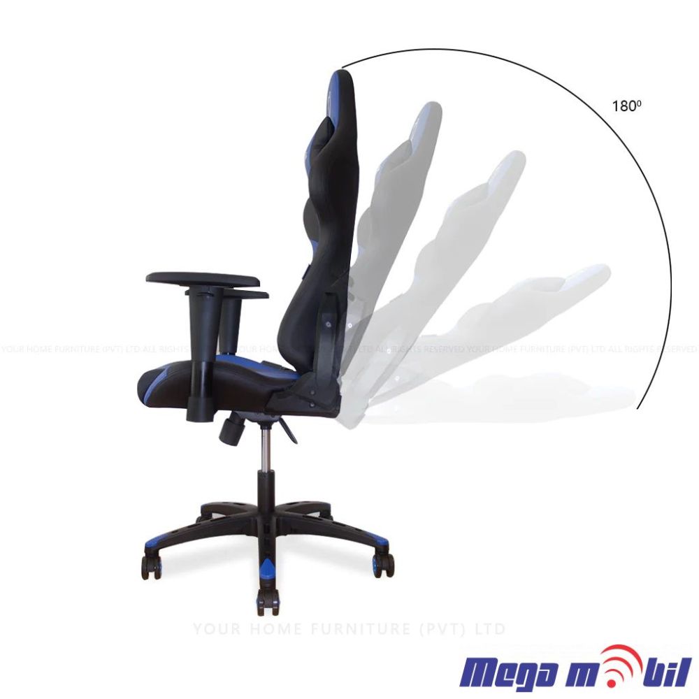 Gaming chair Furgle blue / black