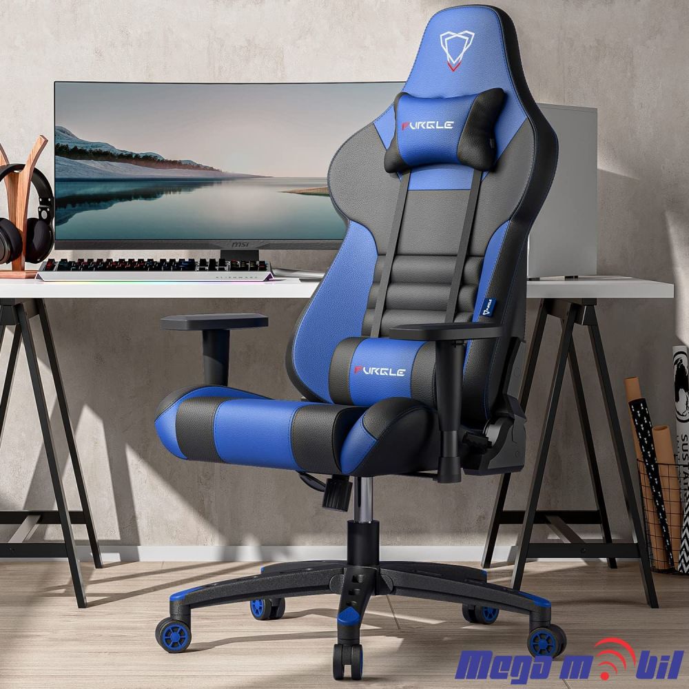 Gaming chair Furgle blue / black
