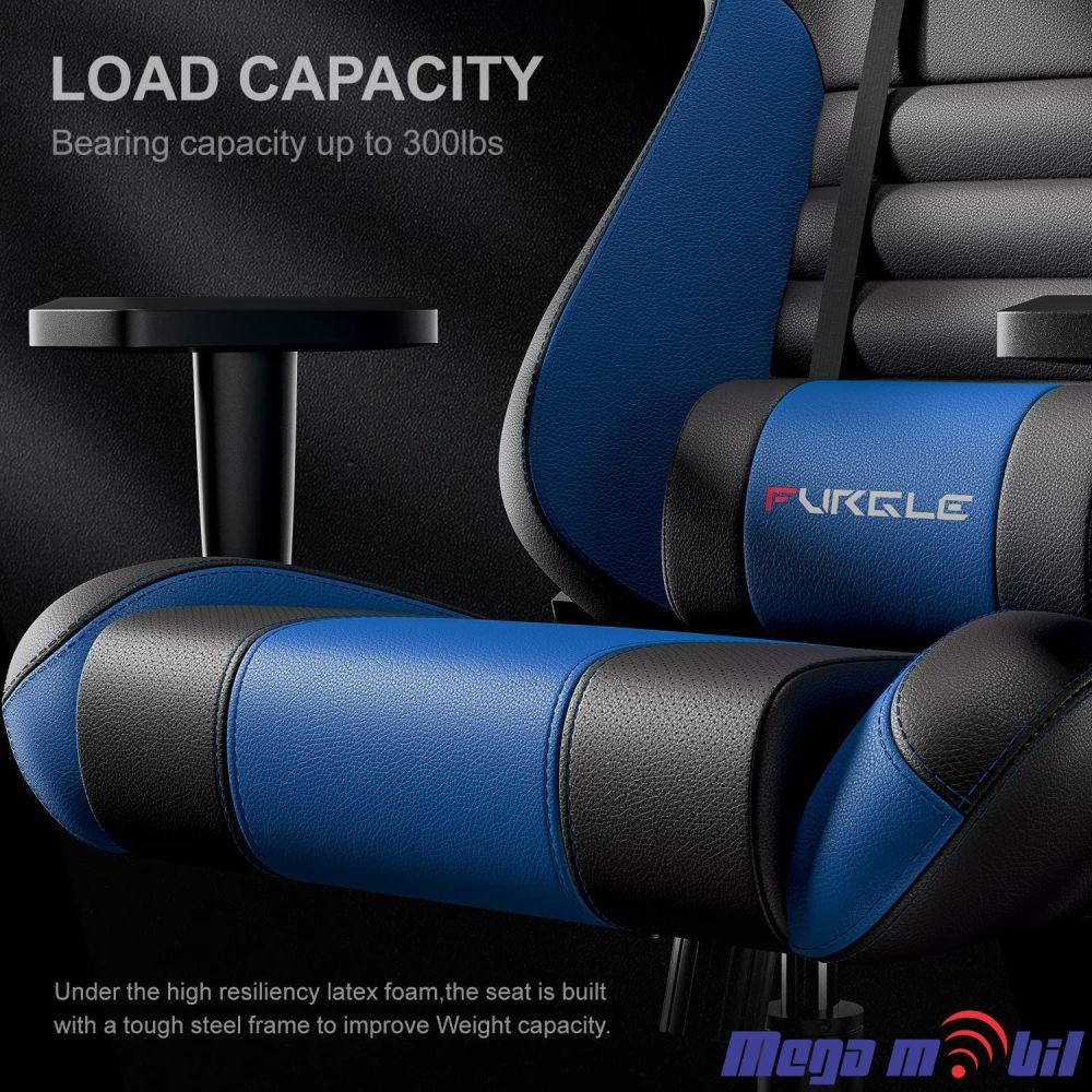 Gaming chair Furgle blue / black