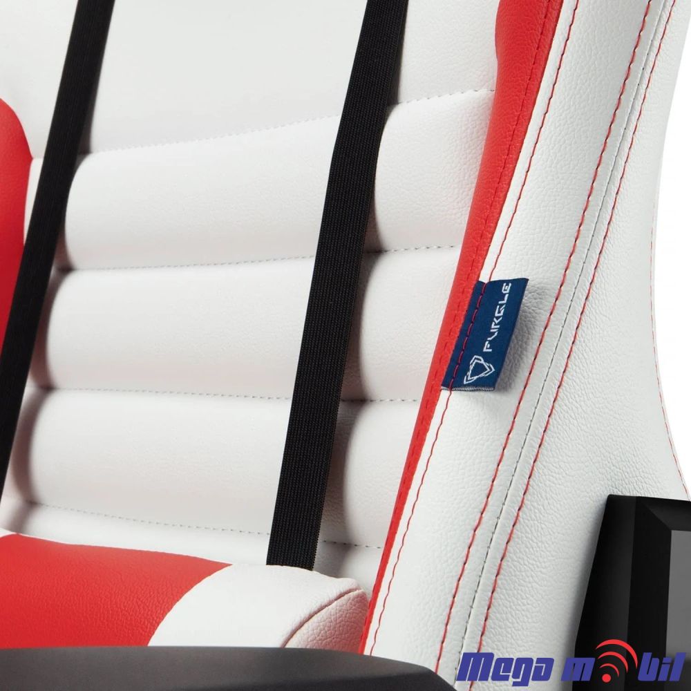 Gaming chair Furgle white / red
