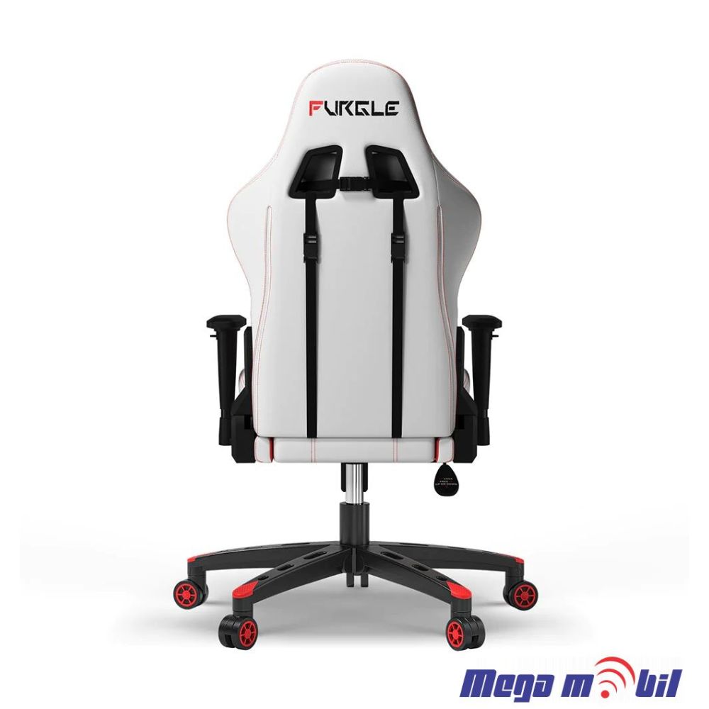 Gaming chair Furgle white / red