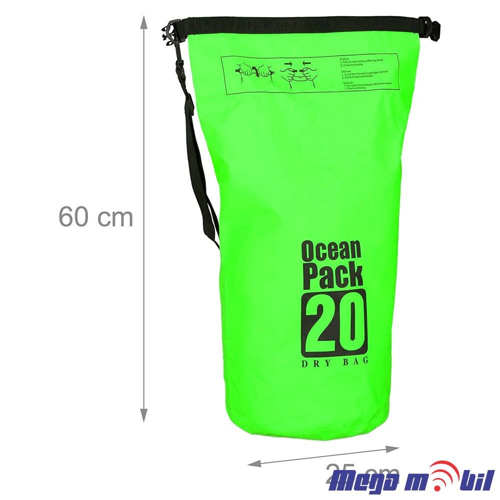 Torba Vodootporna 20L green