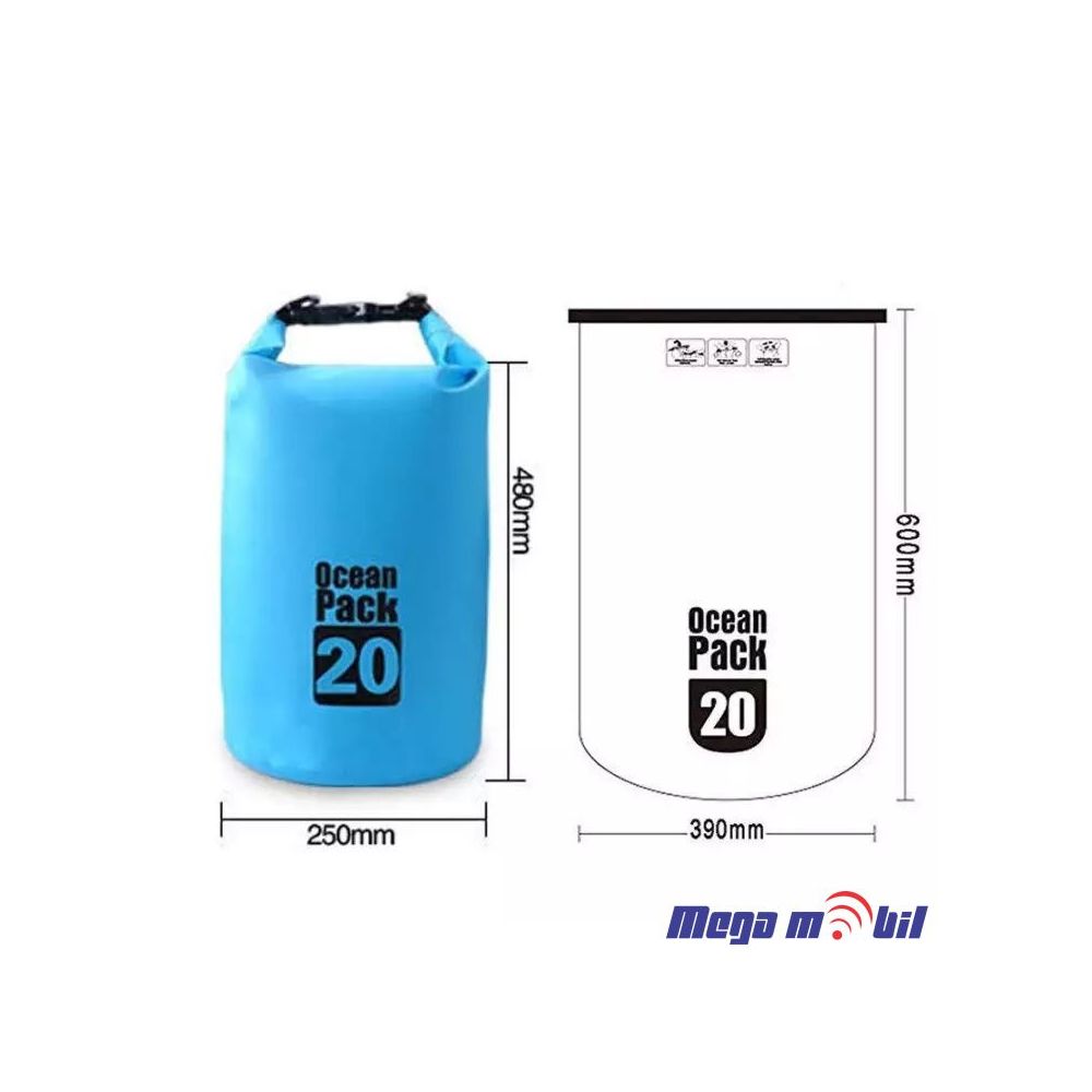 Torba Vodootporna 20L light blue