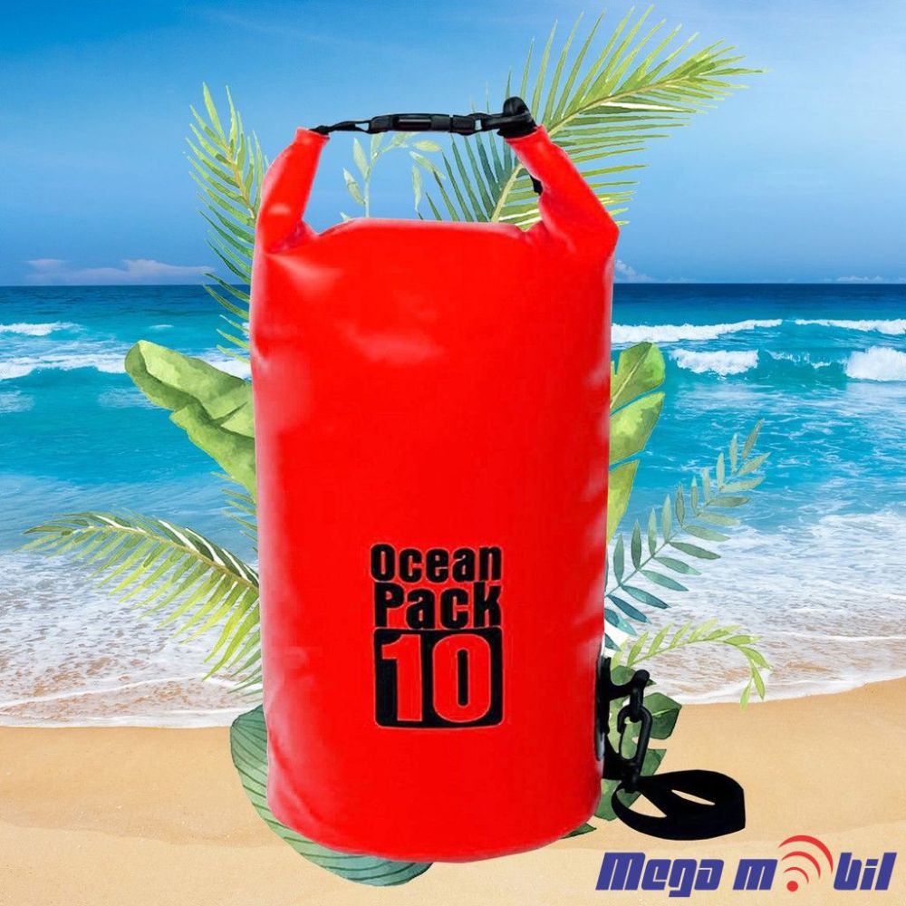 Torba Vodootporna 10L red