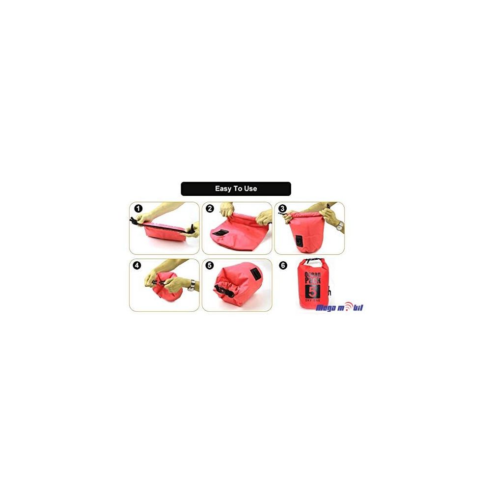 Torba Vodootporna 5L red