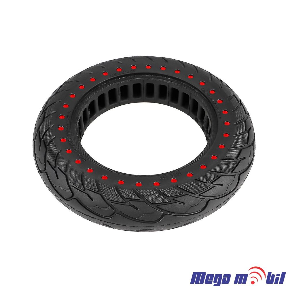 Polna guma za trotinet 10x2.5 DOTS Red.