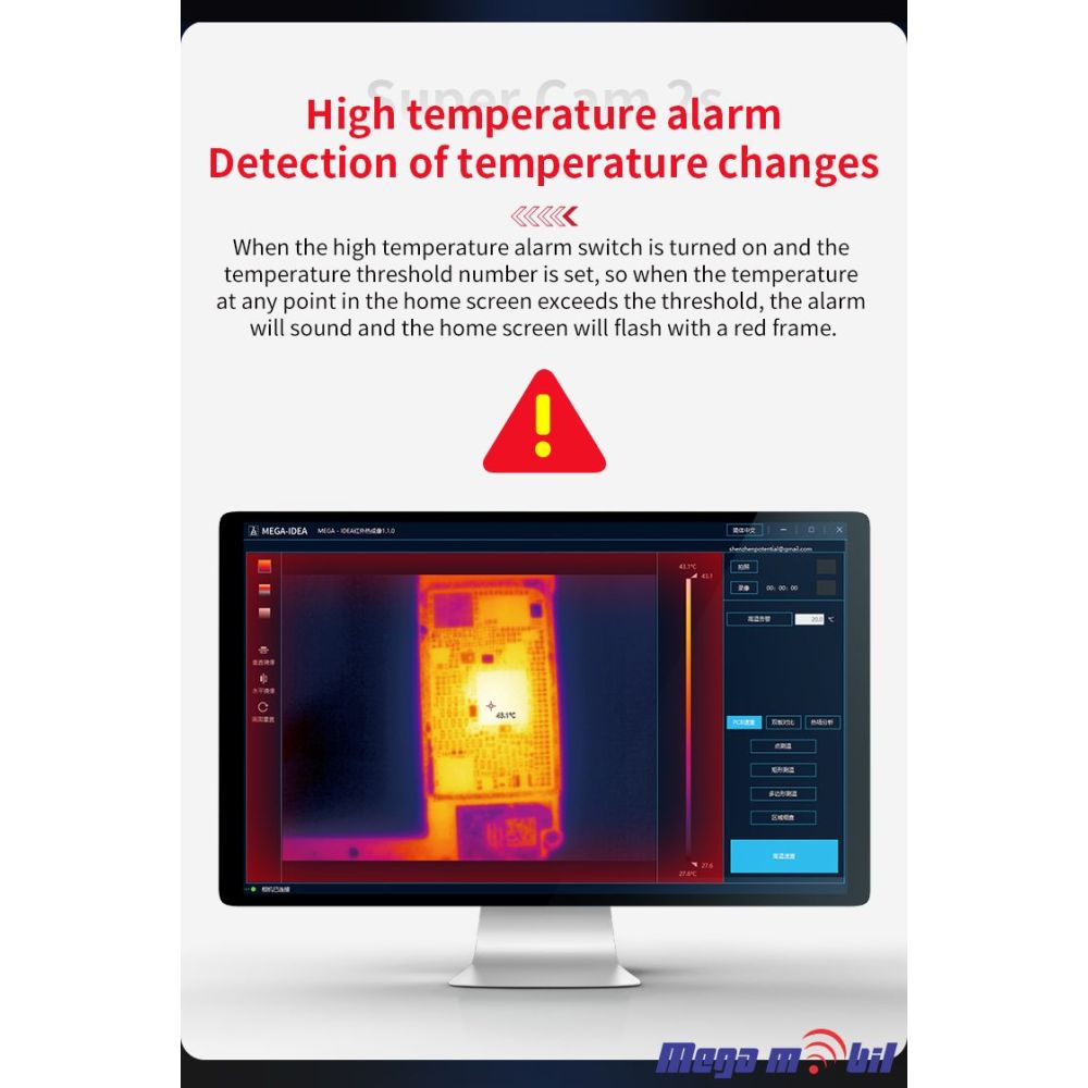 Kamera Termalna infrared Mega idea Super IR 2S 3D