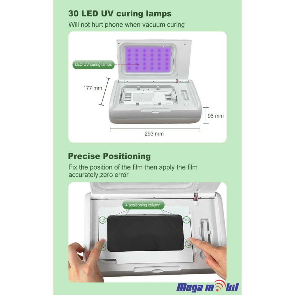 Masina UV Vakum iDSkin za UV Hidrogel folii
