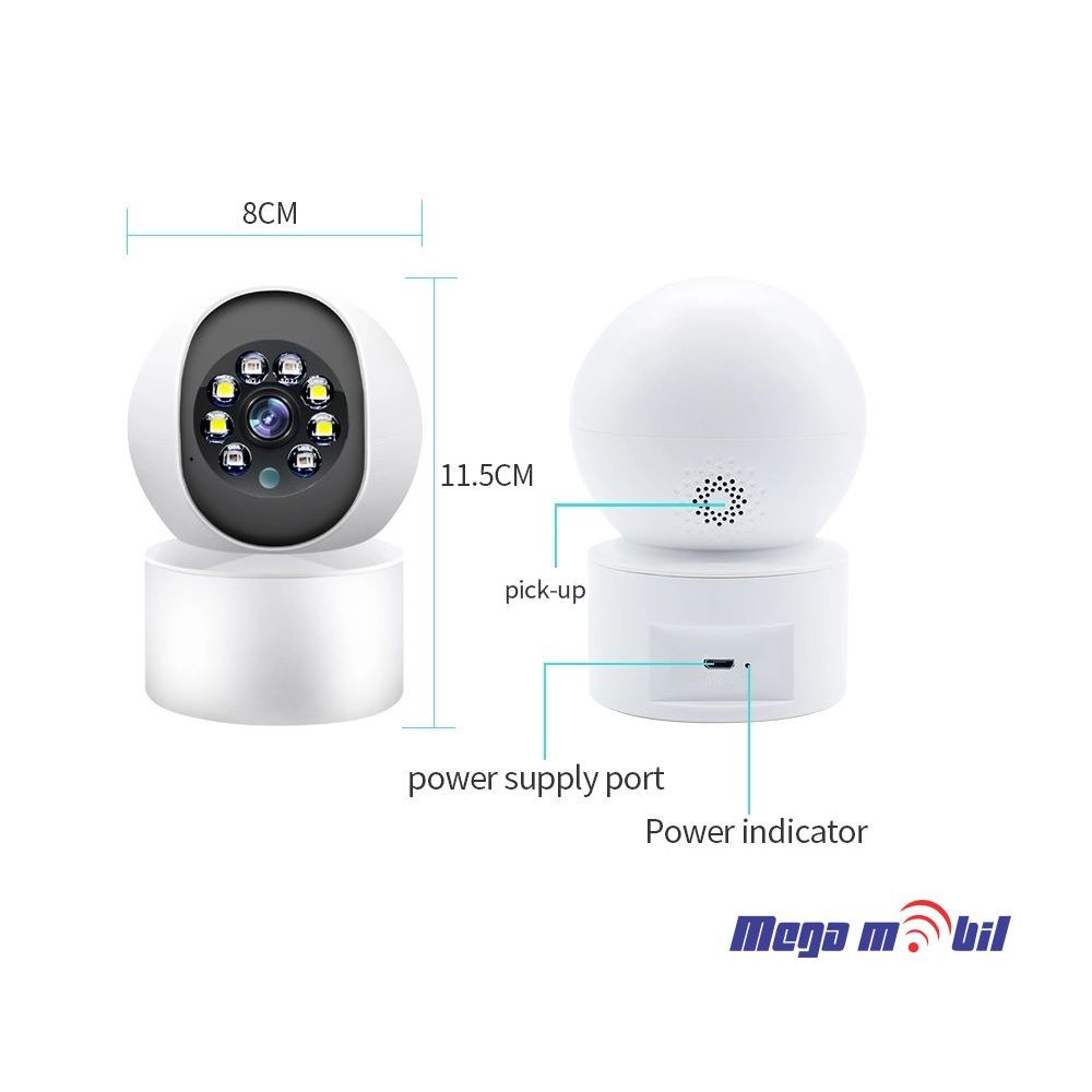 Kamera IP Y610B Indoor WiFi + Network port 5 Megapixel 