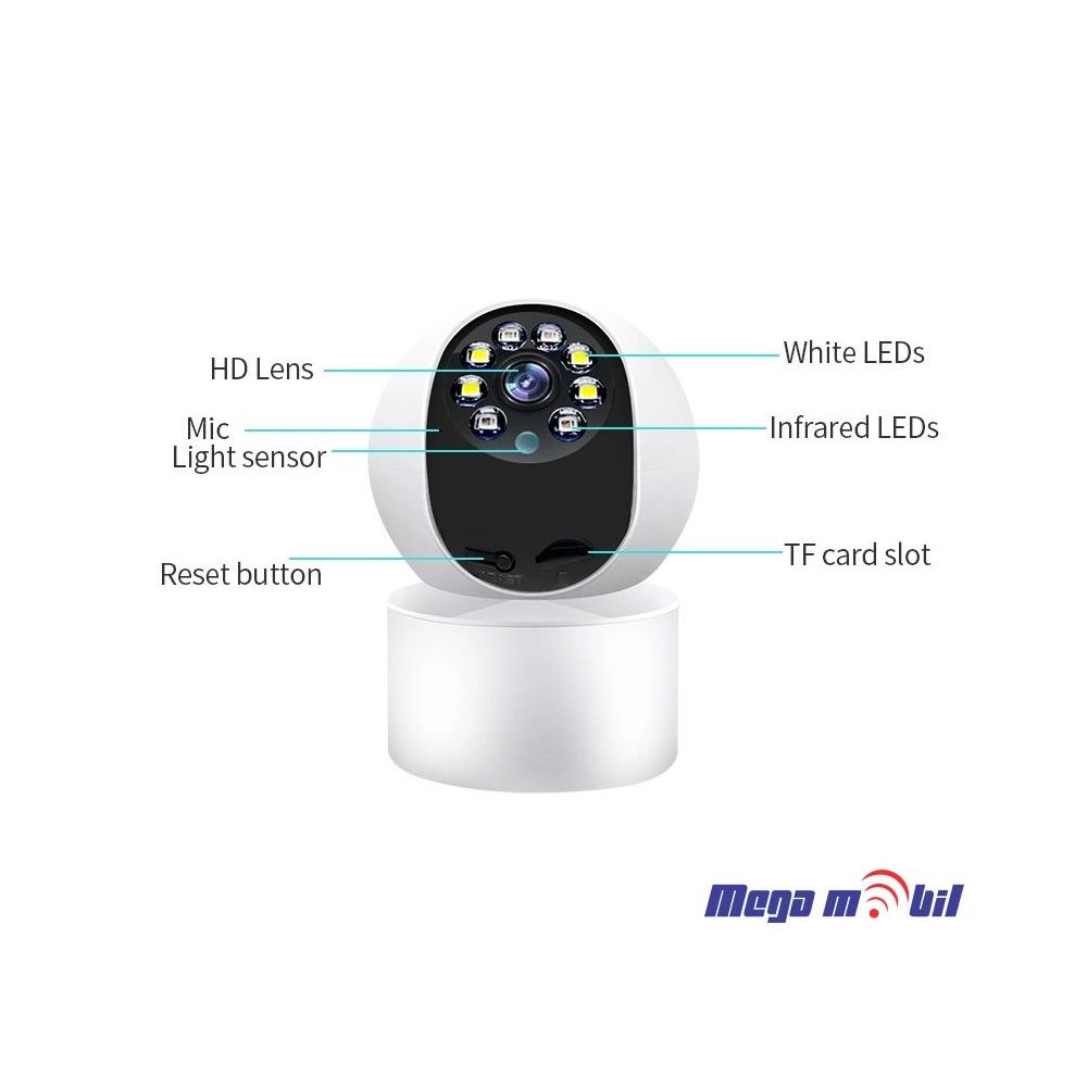 Kamera IP Y610B Indoor WiFi + Network port 5 Megapixel 