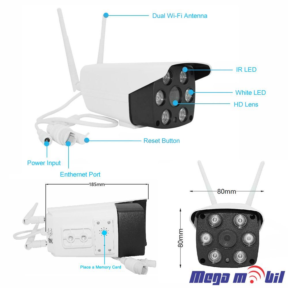 Kamera IP 54DK Outdoor Waterproof 2 megapixel 