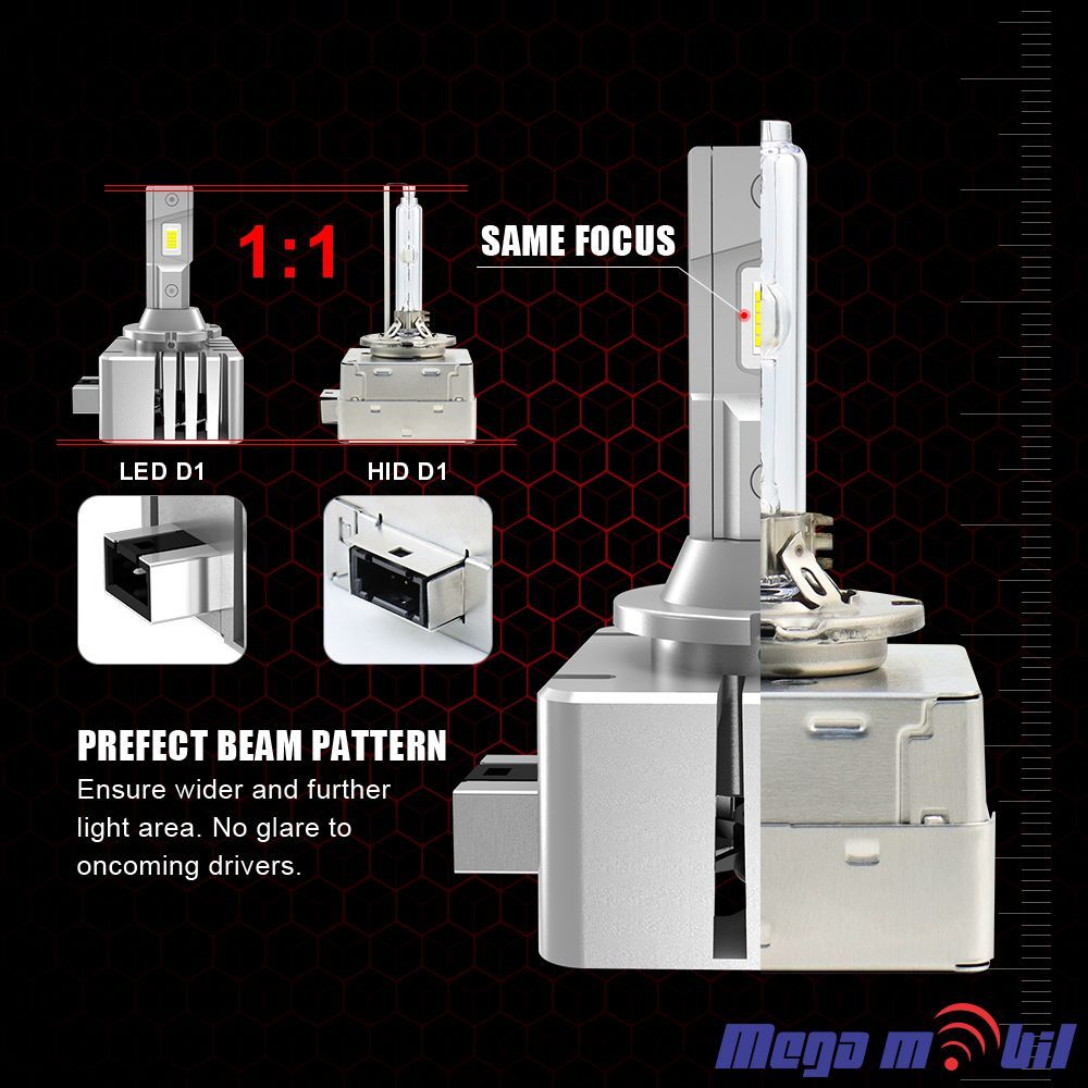 LED HEADLIGHT X6 D5S 35W 6000K CANBUS