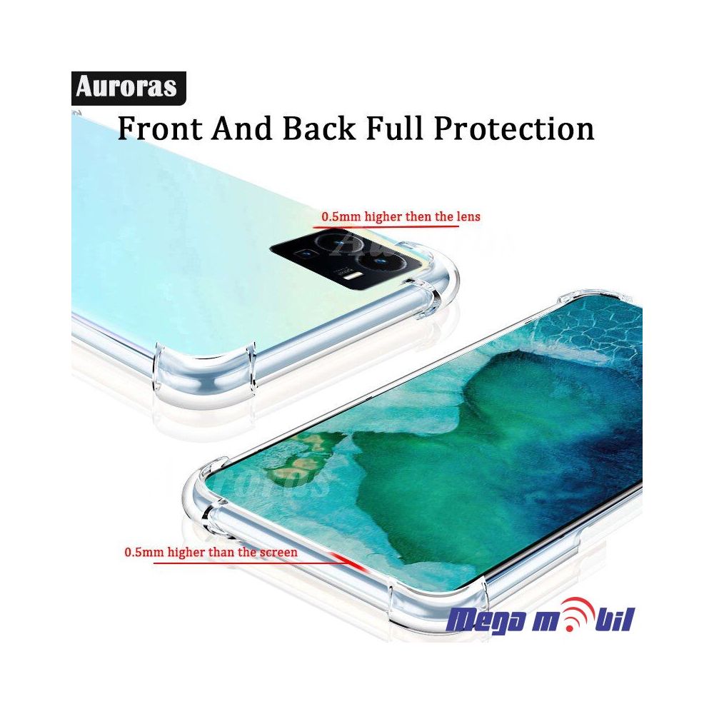 Futrola Vivo X80 Lite 5G Ice Cube transparent.