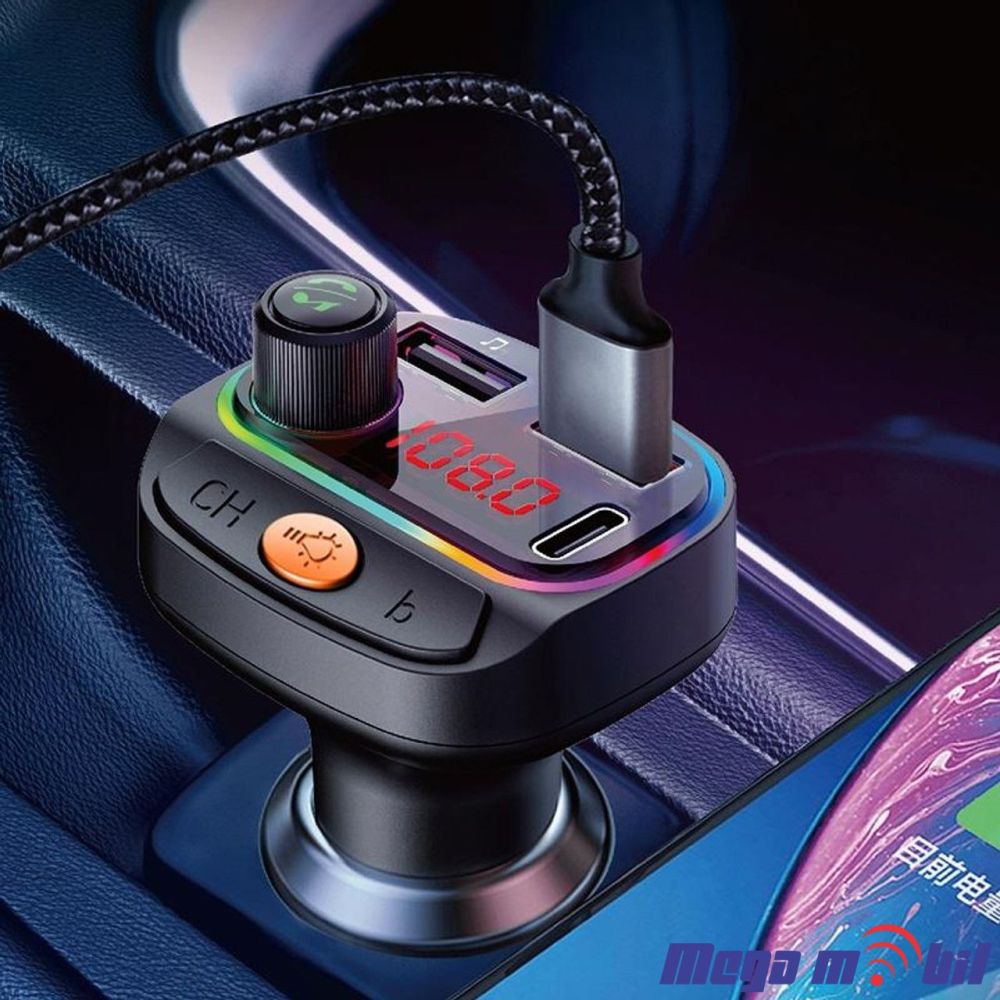 FM transmiter Bluetooth MP3 car charger PD C15