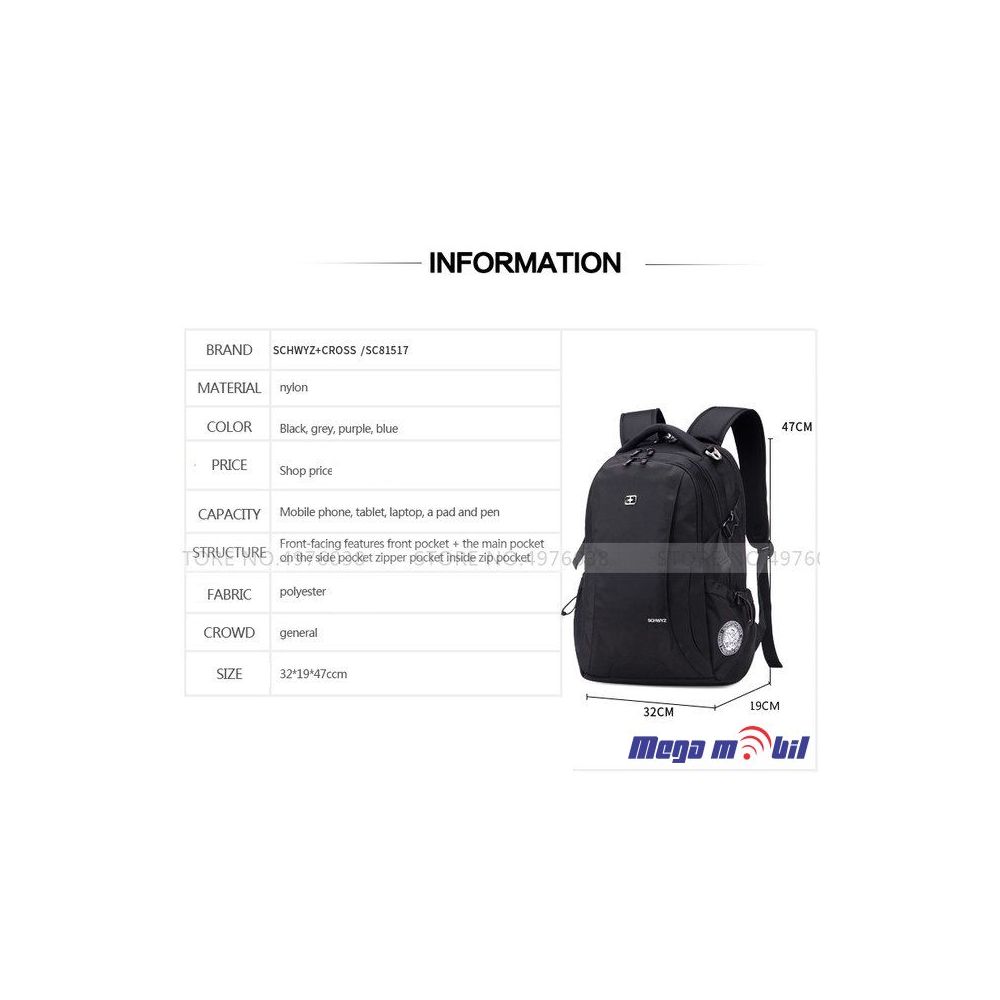 Ranec SWISS SC81517 16" black
