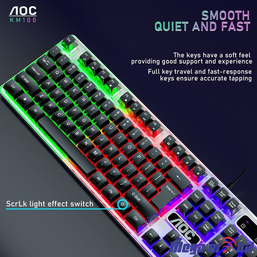 Tastatura za kompjuter AOC KM100 USB Combo