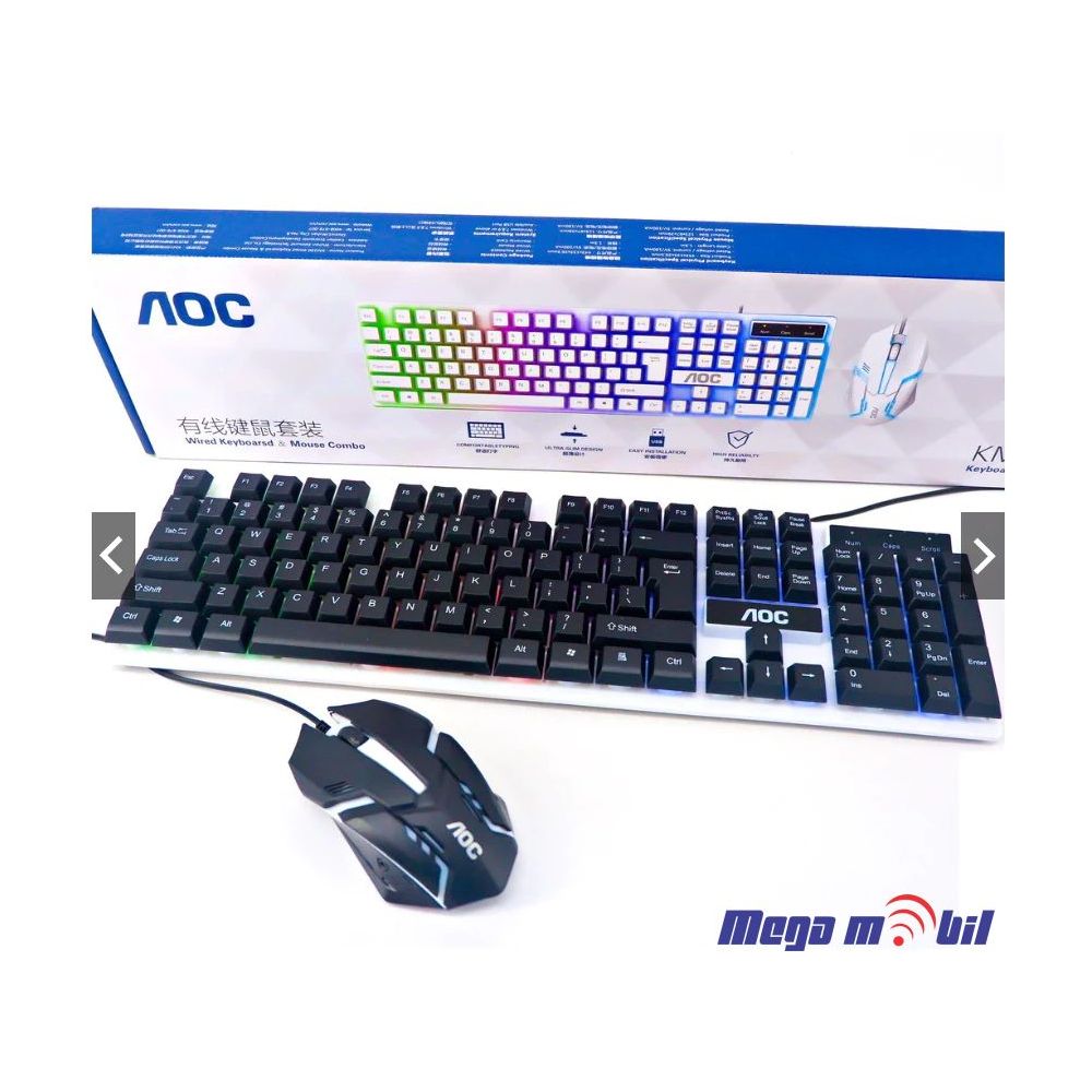 Tastatura za kompjuter AOC KM100 USB Combo