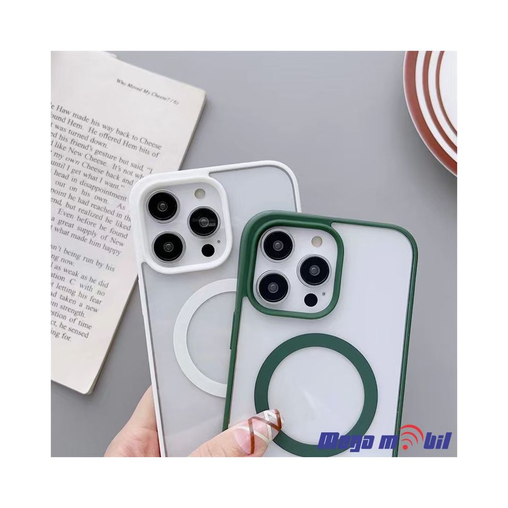 Futrola iPhone 15 Magsafe TPU pink
