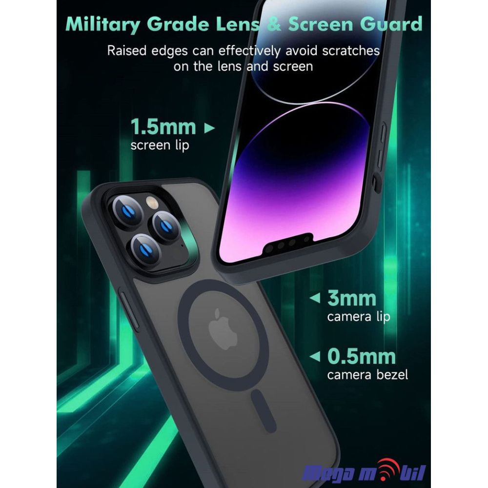 Futrola iPhone 15 Magsafe MAT rose