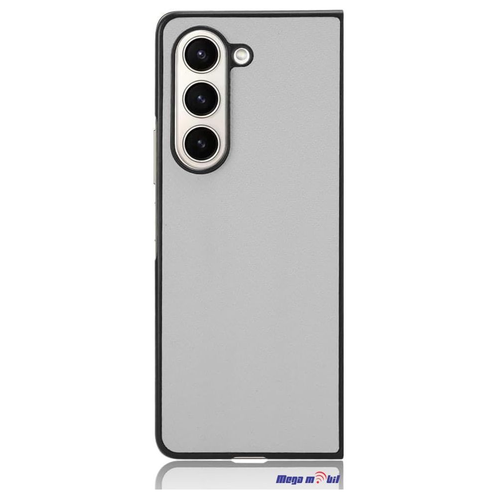 Futrola Samsung Galaxy Z Fold 5 Leather white (predna i zadna)