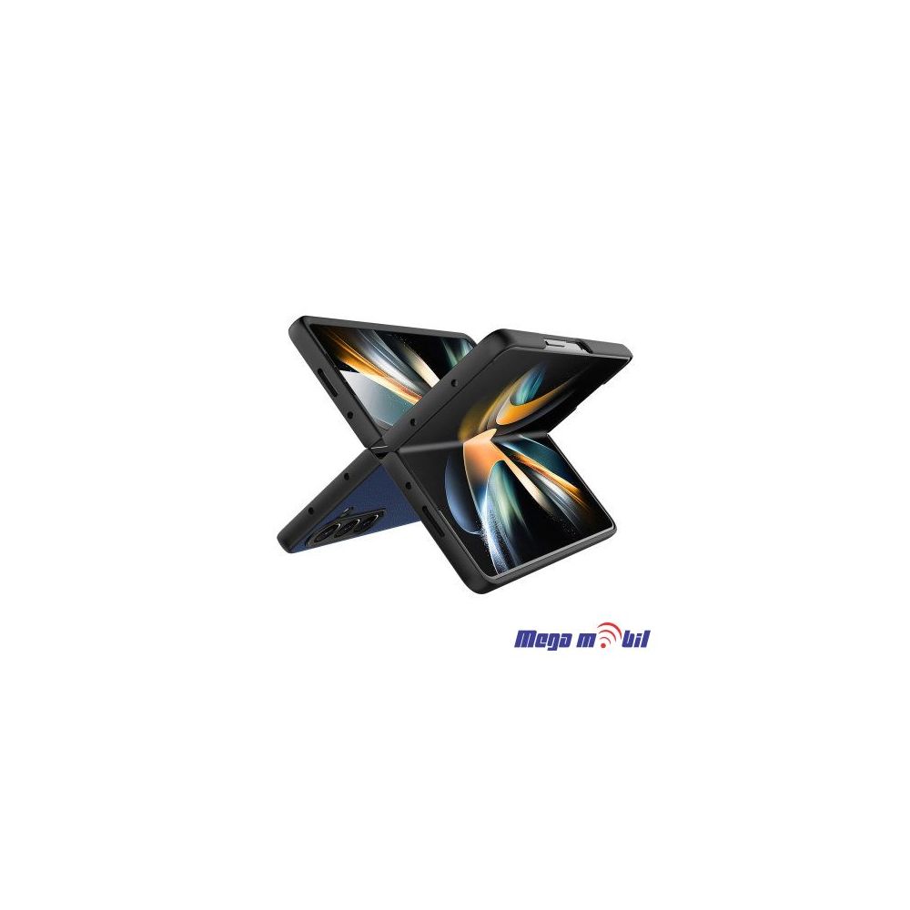 Futrola Samsung Galaxy Z Fold 5 Leather blue (predna i zadna)