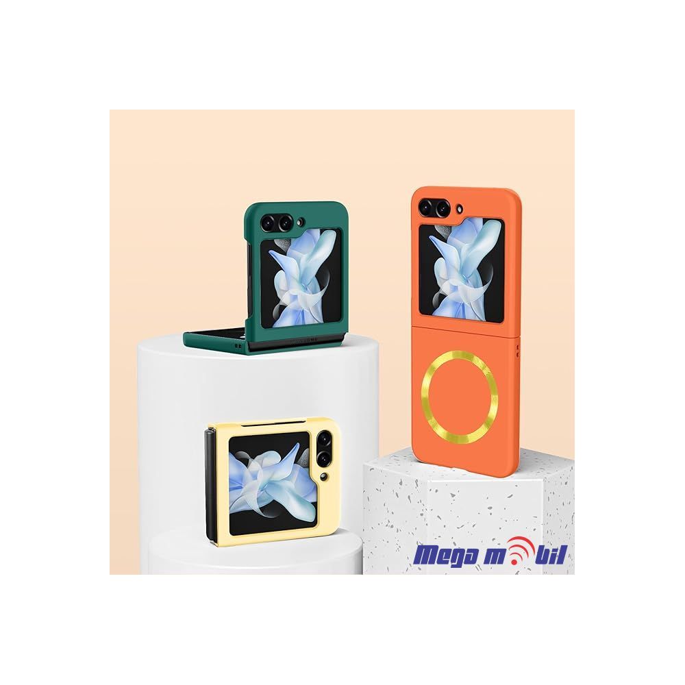 Futrola Samsung Galaxy Z Flip 5 Magsafe color orange (predna i zadna)