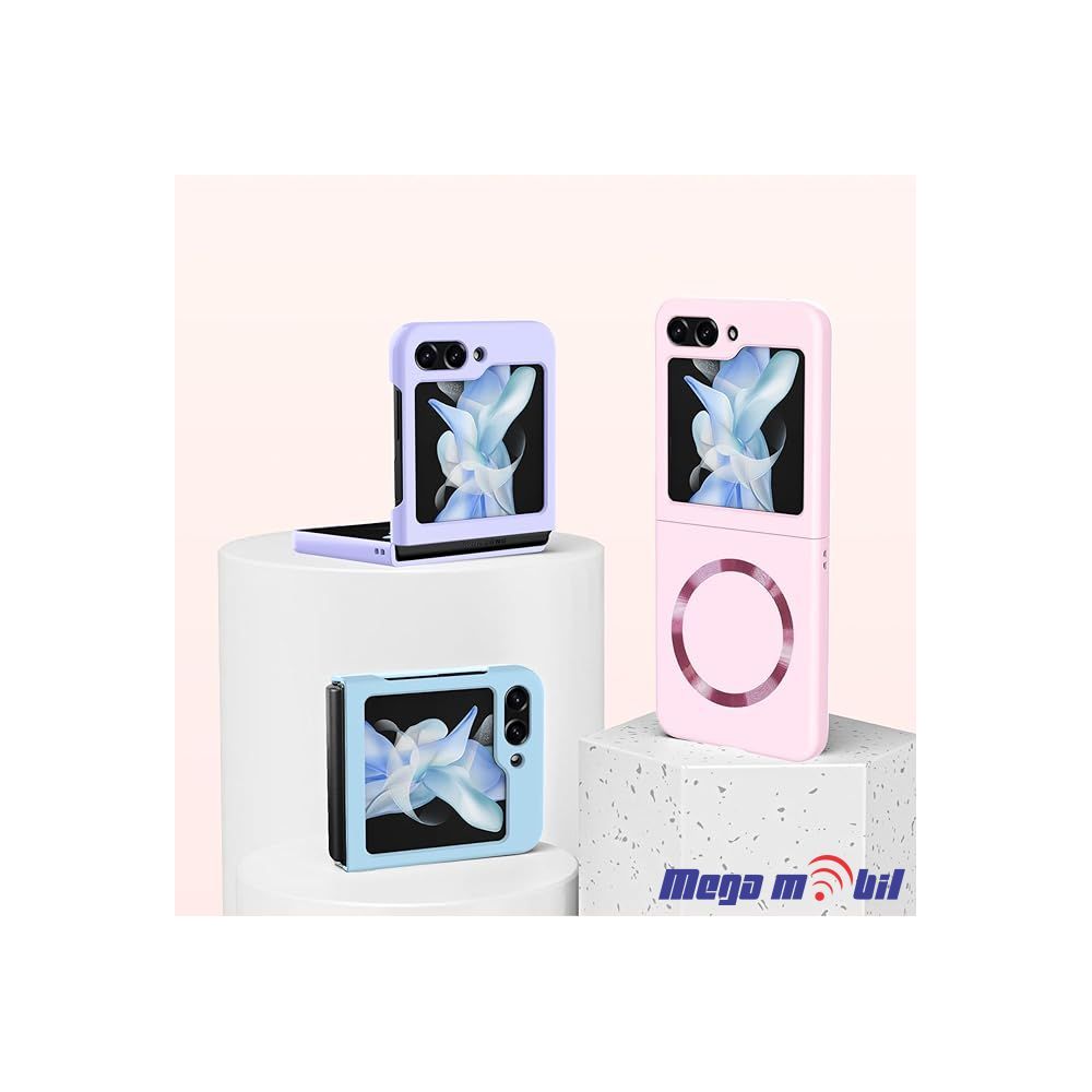 Futrola Samsung Galaxy Z Flip 5 Magsafe color light pink (predna i zadna)