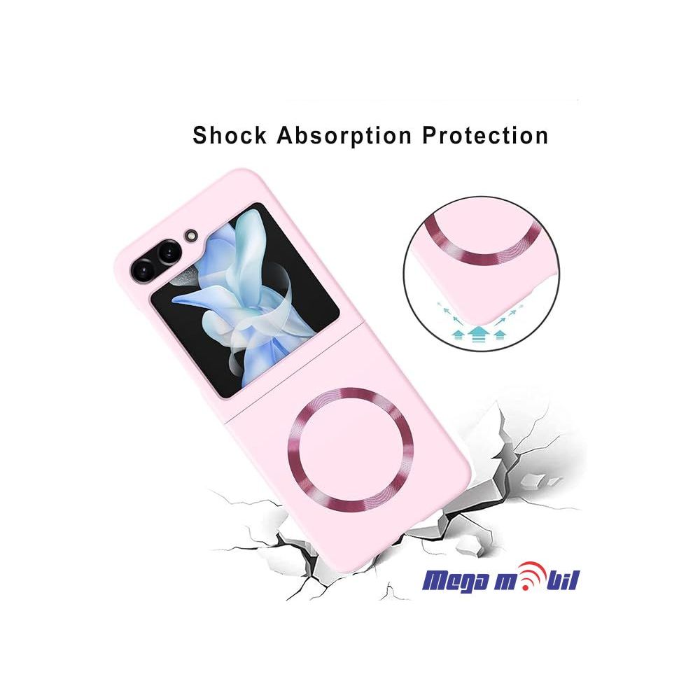 Futrola Samsung Galaxy Z Flip 5 Magsafe color light pink (predna i zadna)
