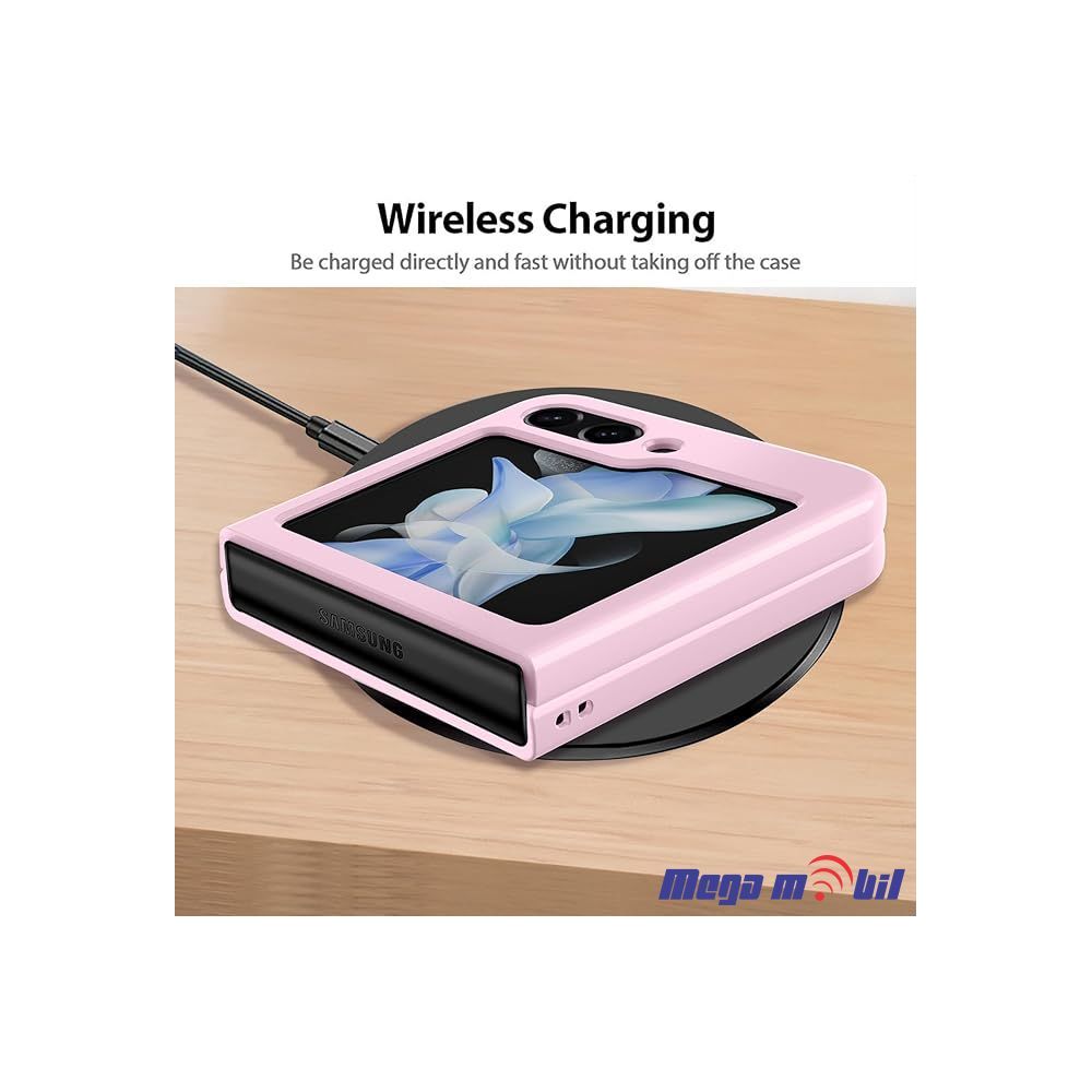 Futrola Samsung Galaxy Z Flip 5 Magsafe color light pink (predna i zadna)