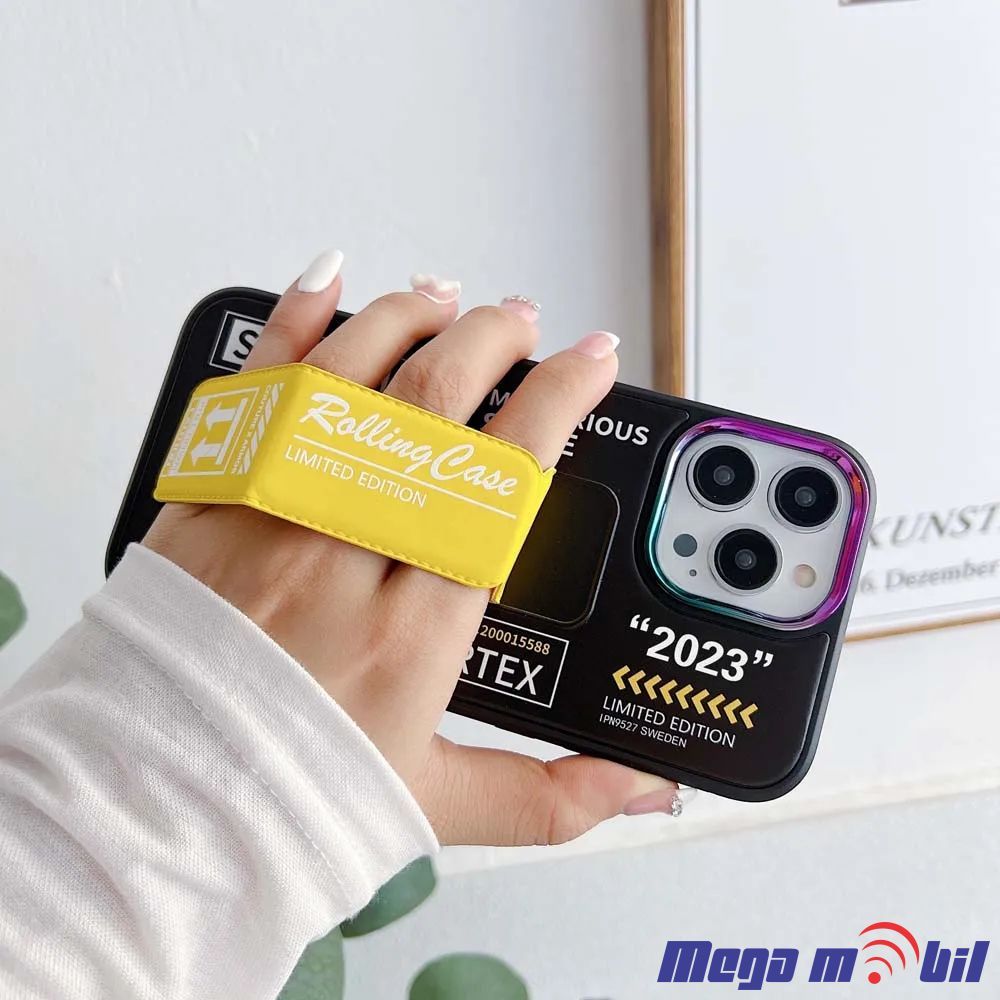 Futrola iPhone 14 Pro Silicone Stand green.