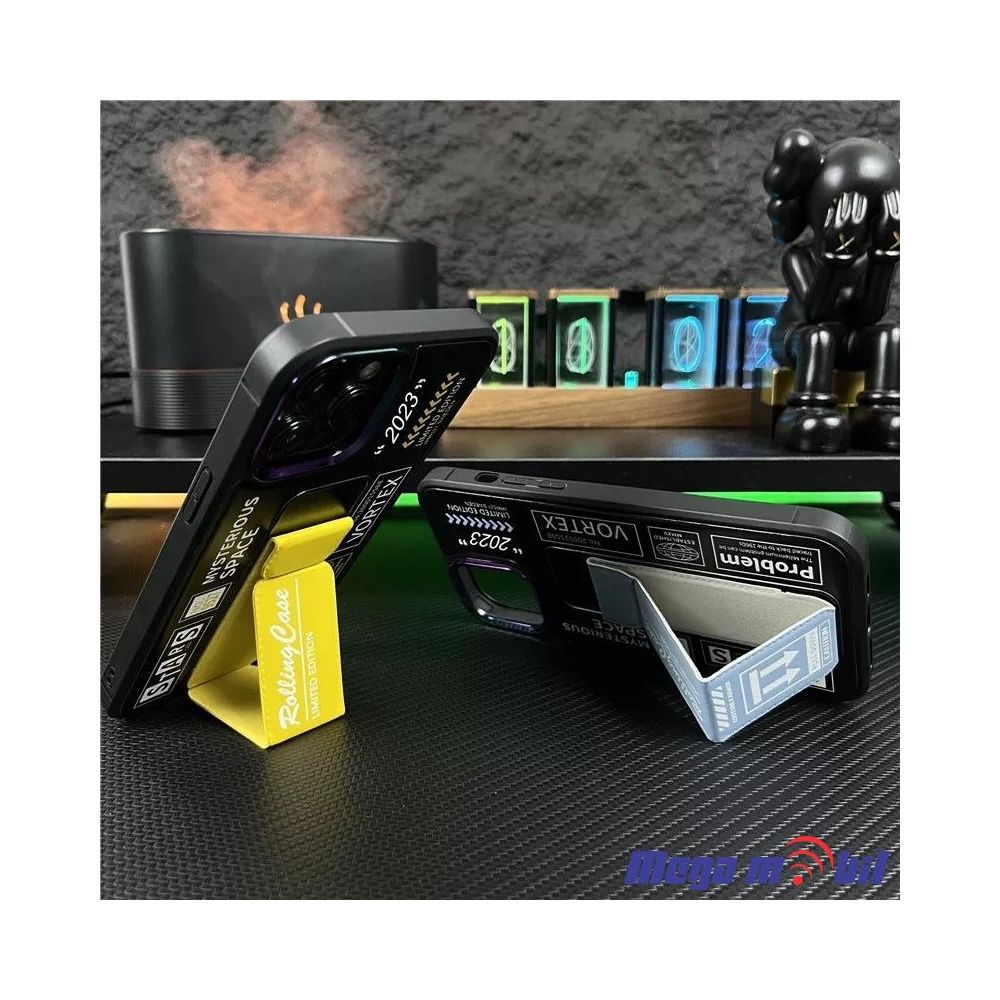 Futrola iPhone 14 Pro Max Silicone Stand red