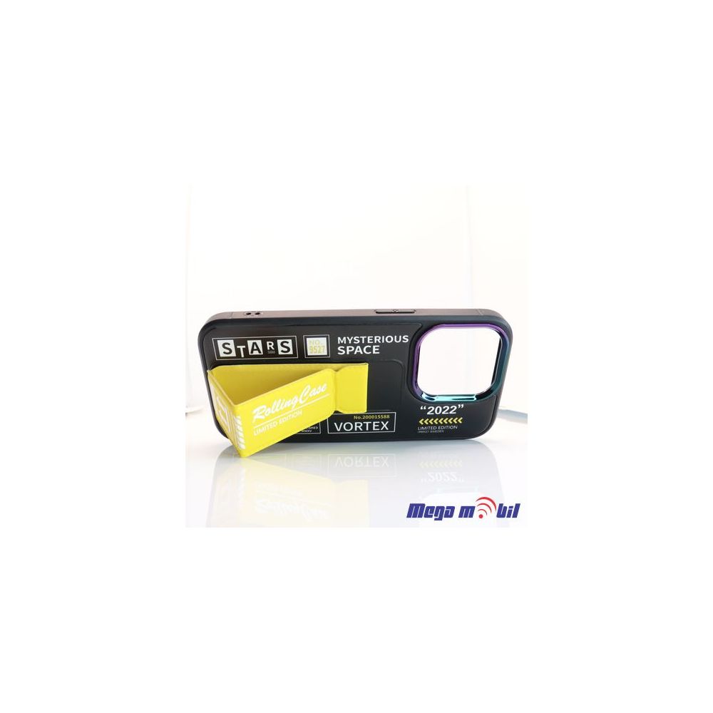 Futrola iPhone 14 Pro Max Silicone Stand blue.