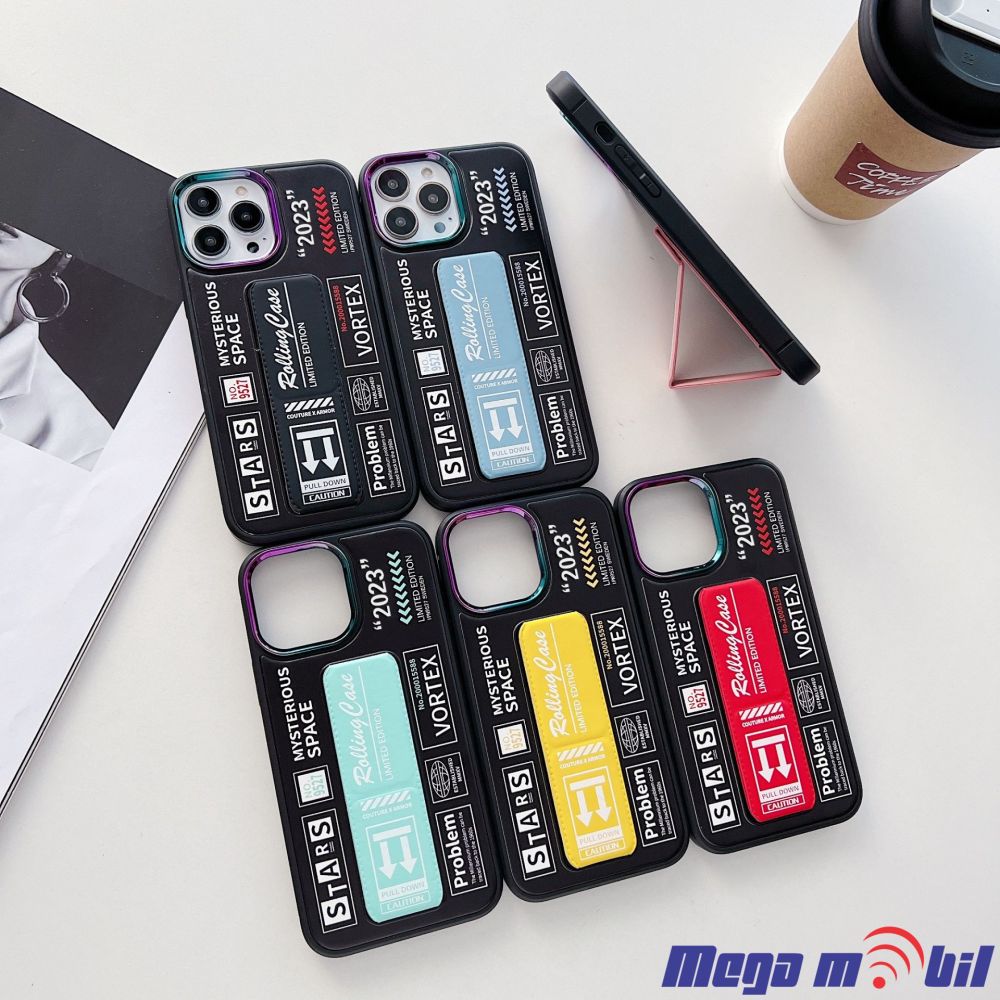 Futrola iPhone 15 Silicone Stand black