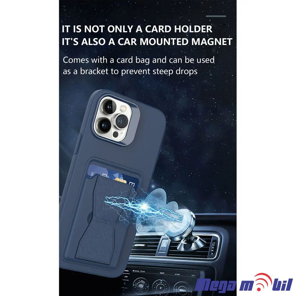 Futrola iPhone 11 Silicon Pocket black