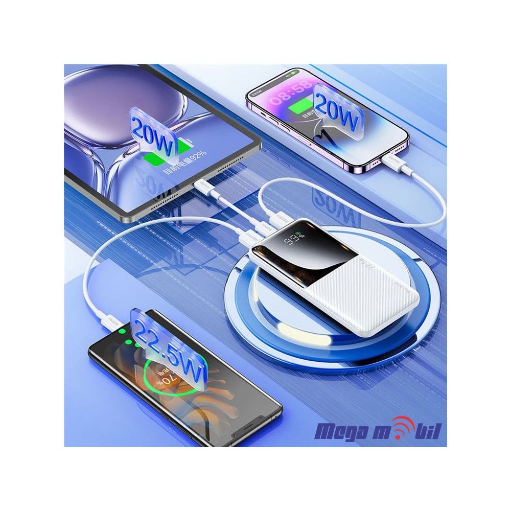 Baterija eksterna 20000mAh REMAX Cynlle RPP-623 FAST+PD white