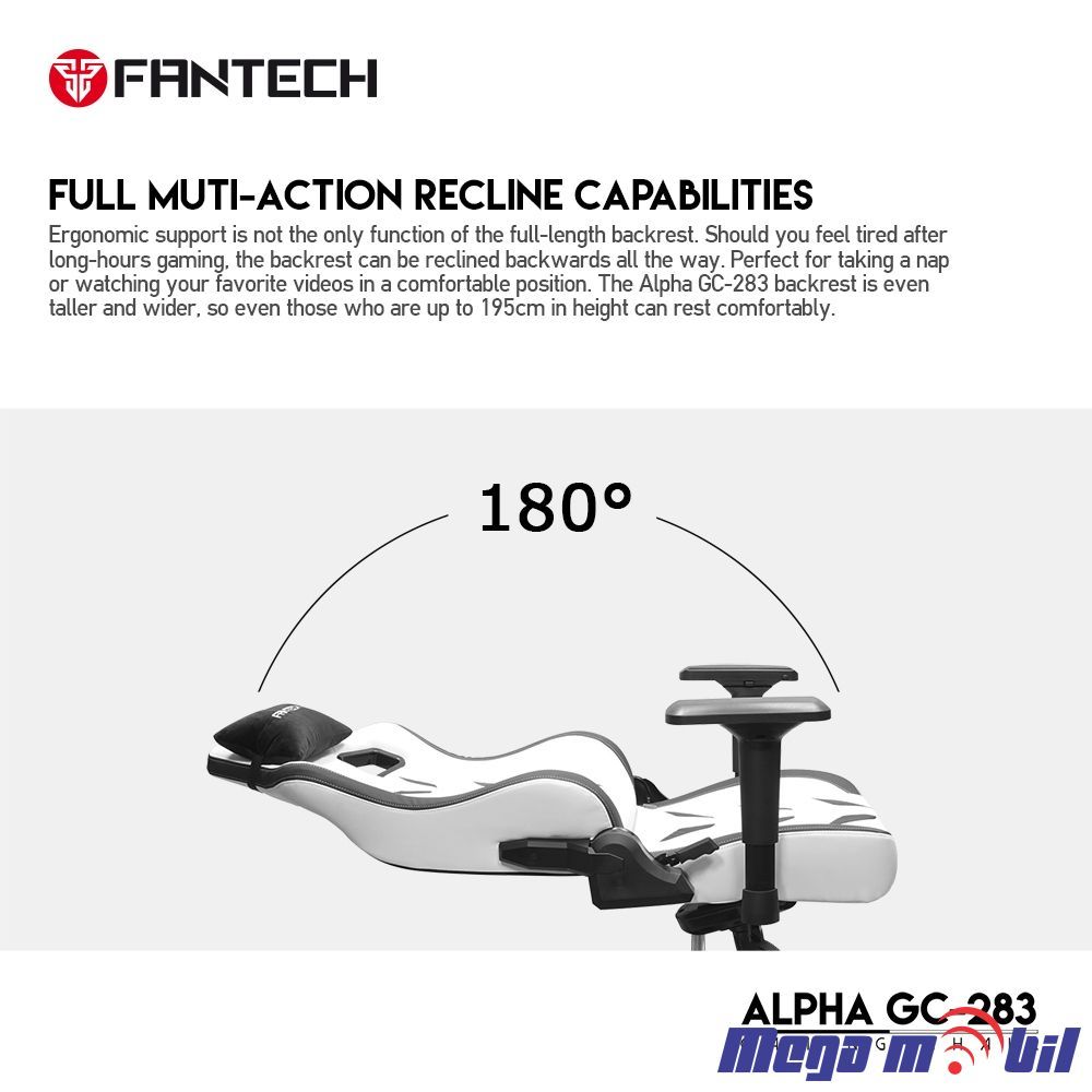 Gaming chair Fantech GC283 Alpha black