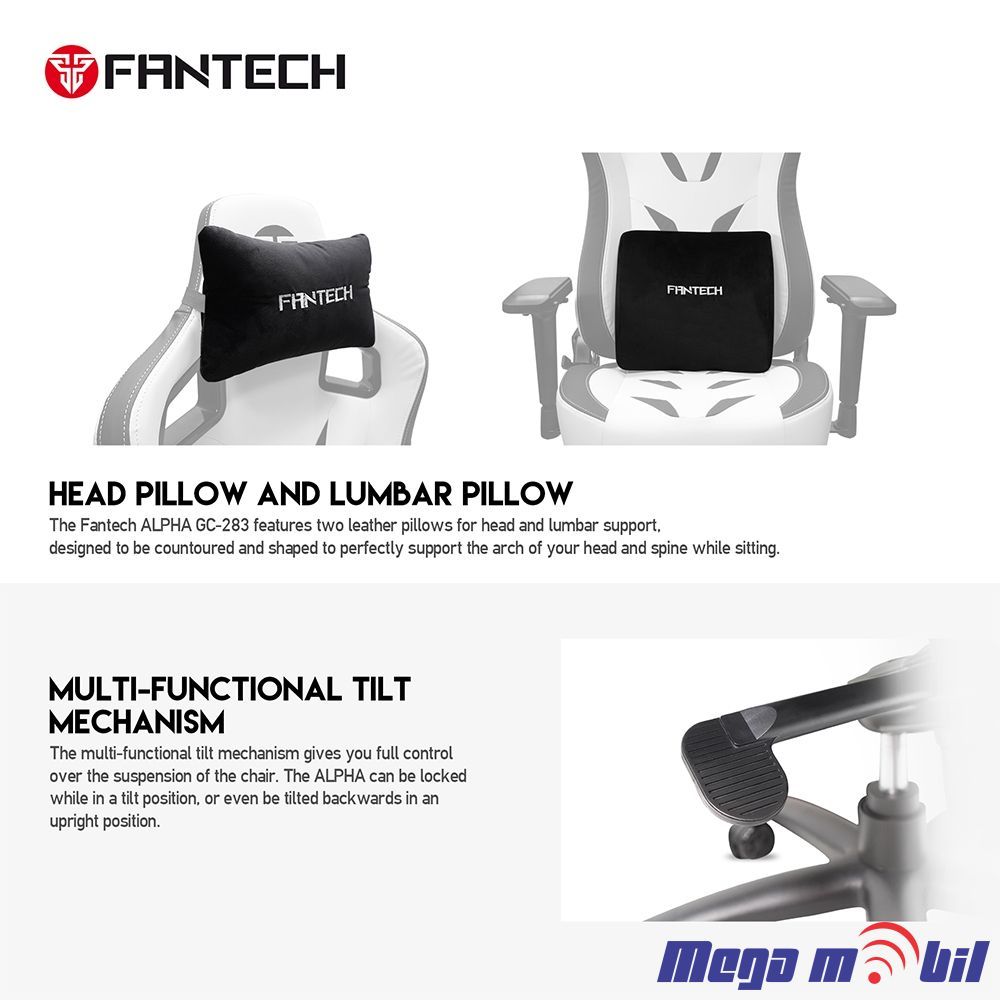 Gaming chair Fantech GC283 Alpha black