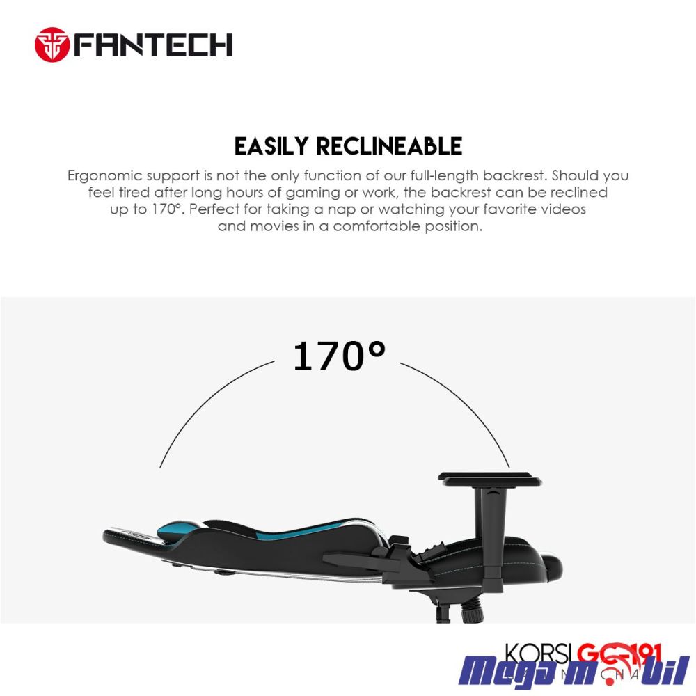 Gaming chair Fantech GC191 Korsi red