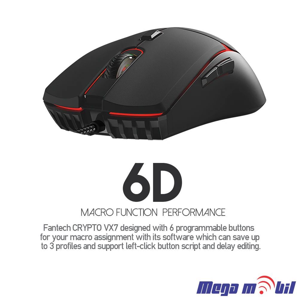 Gluvce Fantech Gaming VX7 Crypto black