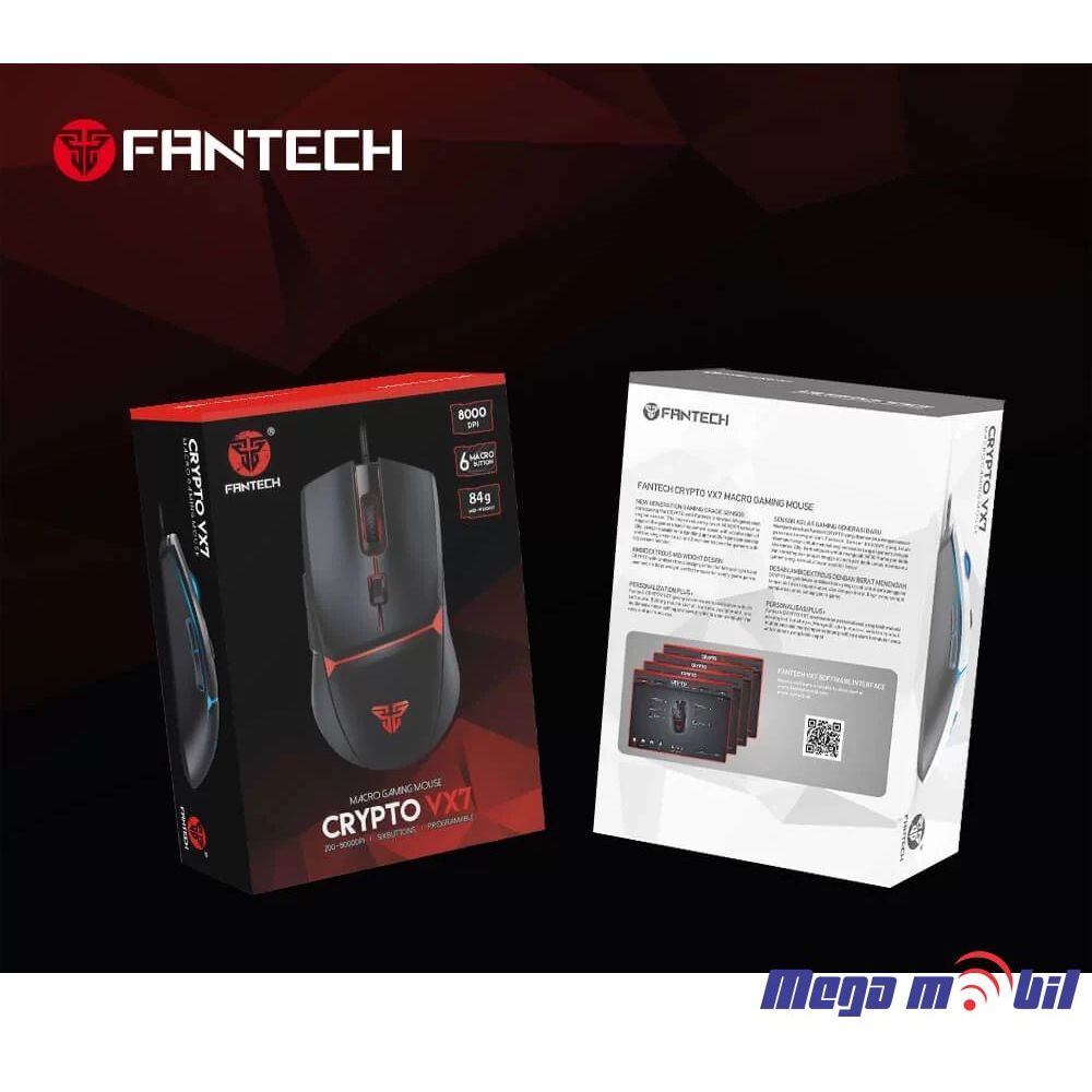 Gluvce Fantech Gaming VX7 Crypto black