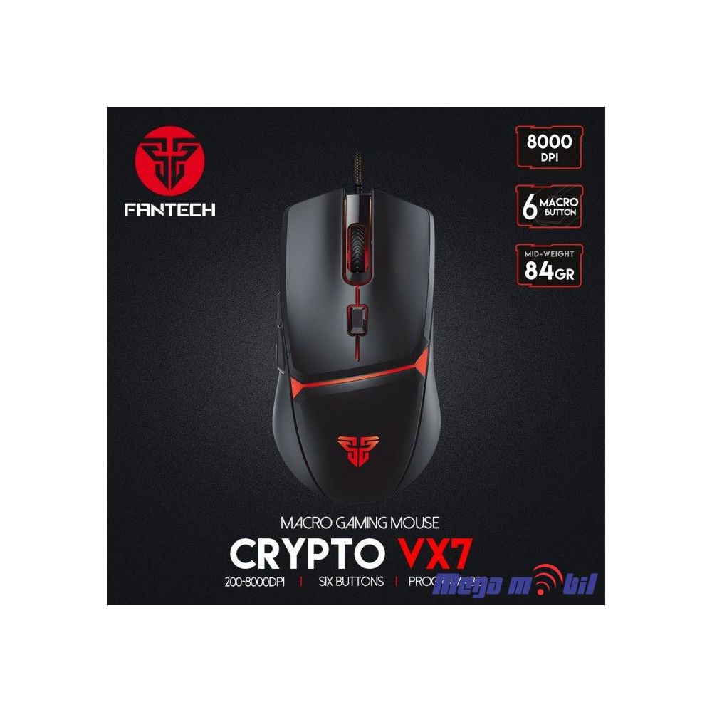 Gluvce Fantech Gaming VX7 Crypto black