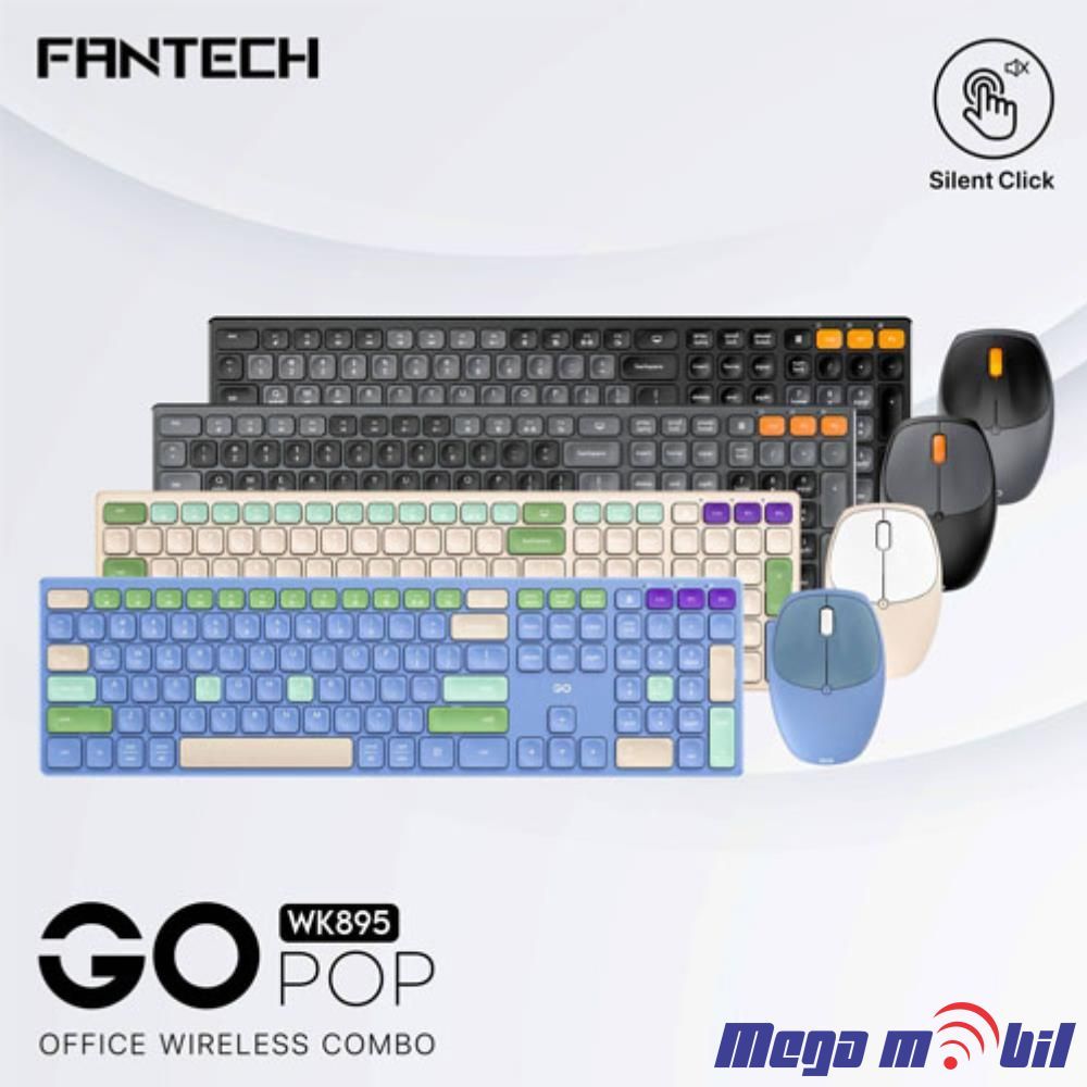 Tastatura Fantech GO WK895 Wireless Combo black