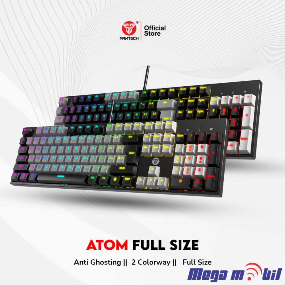 Tastatura Fantech Gaming Mechanical Atom MK886 Black/Grey (blue switch)