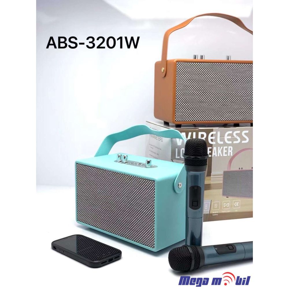 Zvucnik Bluetooth Karaoke ABS-3201W Blue