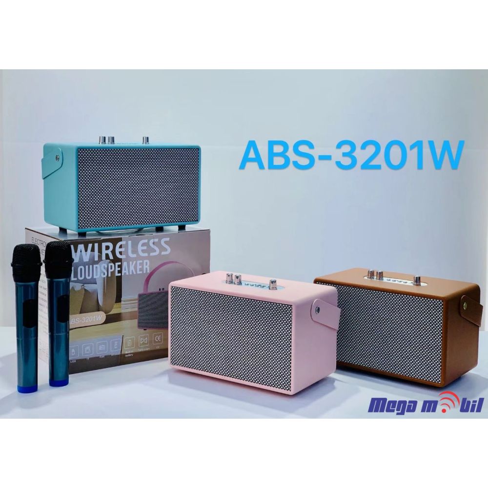 Zvucnik Bluetooth Karaoke ABS-3201W Blue
