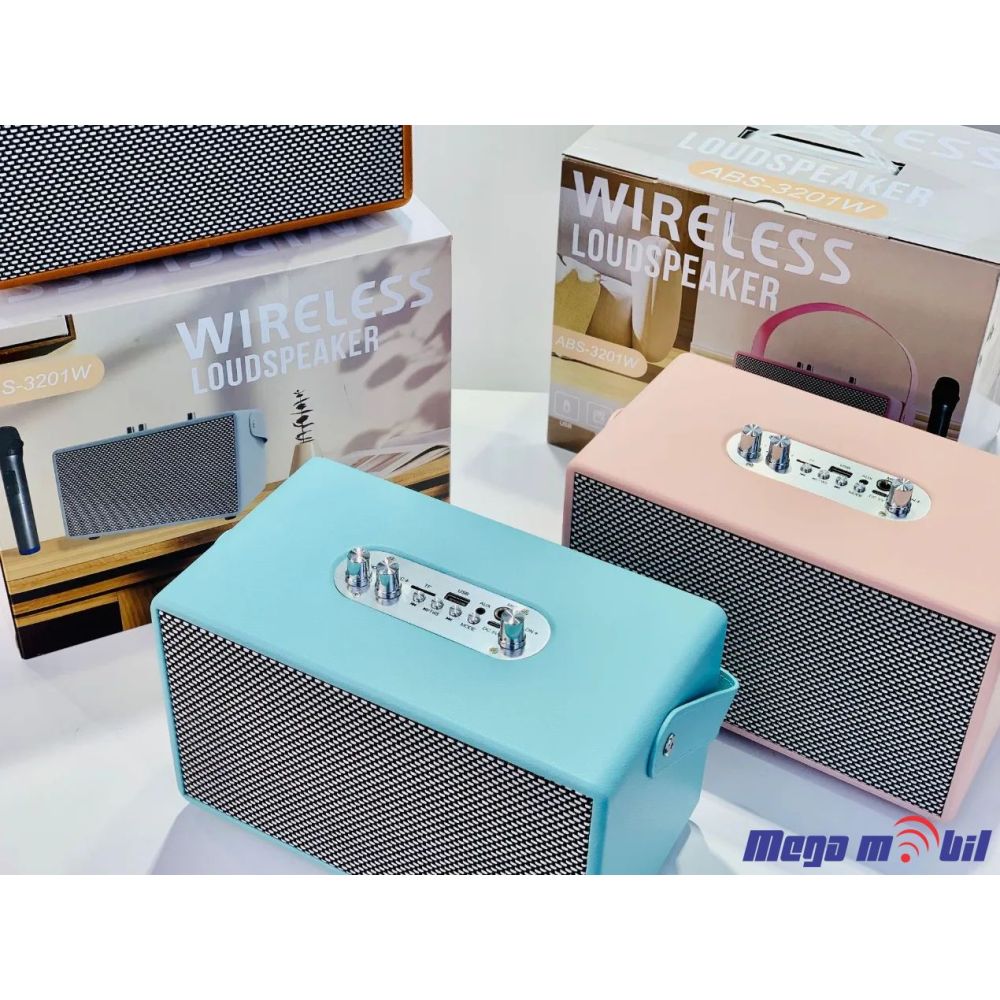 Zvucnik Bluetooth Karaoke ABS-3201W Blue
