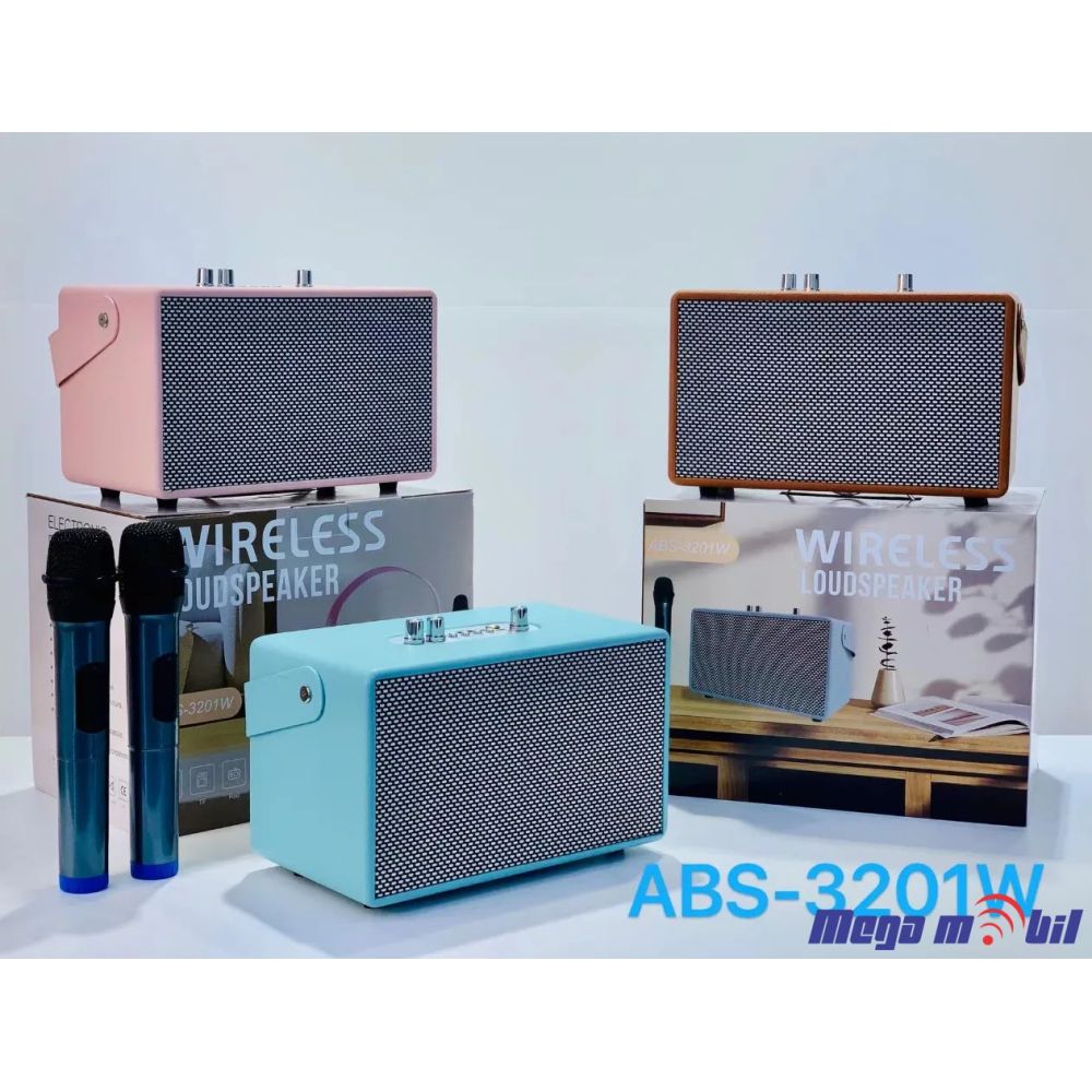 Zvucnik Bluetooth Karaoke ABS-3201W Blue