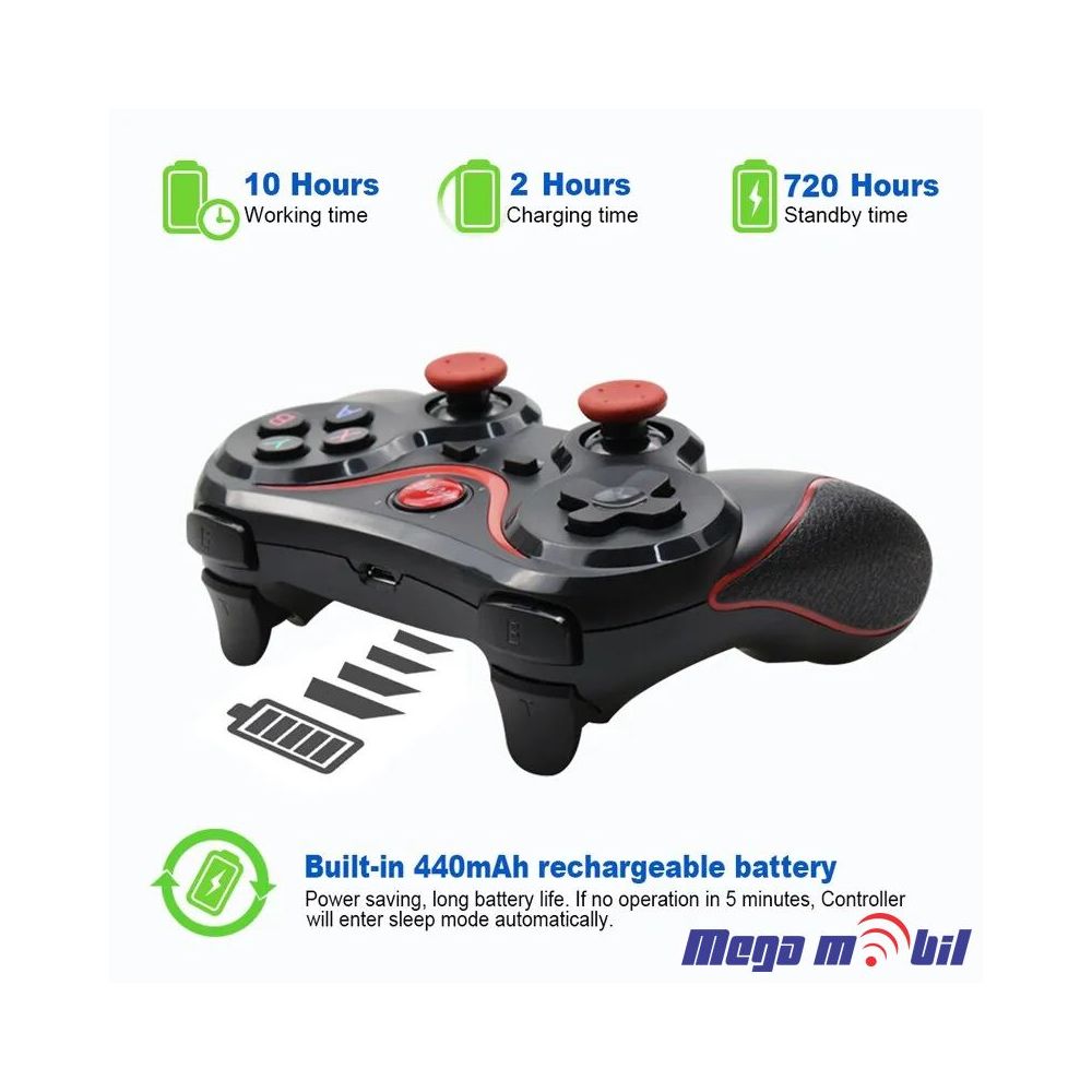 Joystick za PS3/ PS4/ Phone Wireless X3 black