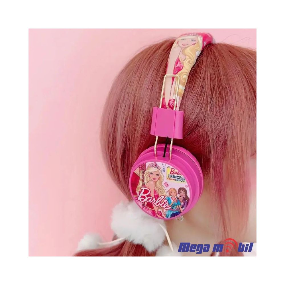 Slusalki Bluetooth Barbie AH-906C rose.