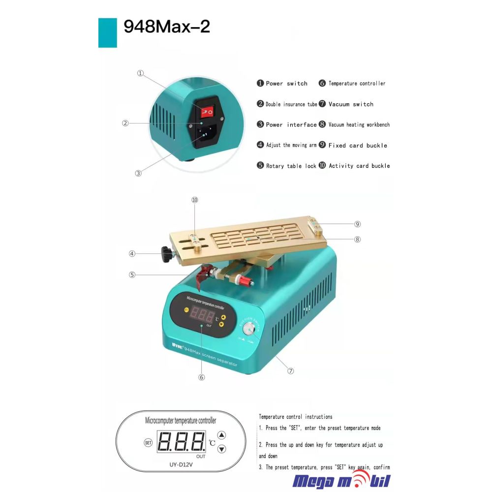 Separator za LCD Rotiracki so 2 pumpi 948 Max.